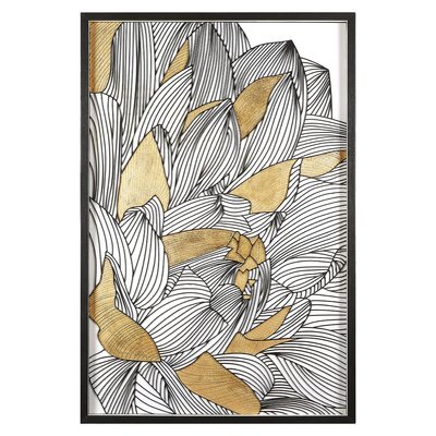 Contemporary Botanical Framed Wall Art SO'HOME