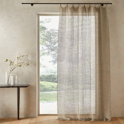 Amandini Pure Linen Net-Effect Curtain AM.PM