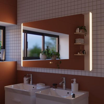Miroir avec lumières intégrées en verre EASY SENSEA