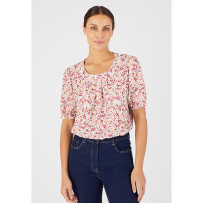 Blouse crêpe reliéfé stretch DAMART