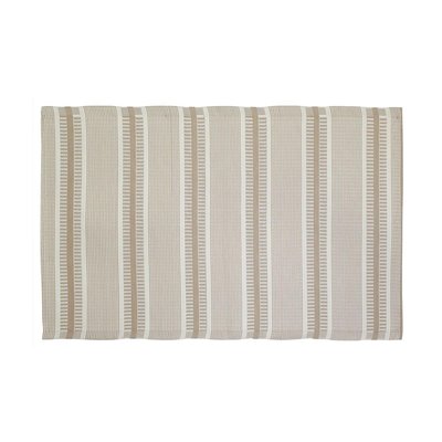 Tapis d'extérieur en polypropylène 120 x 180 cm Ethnique - Beige AUBRY GASPARD
