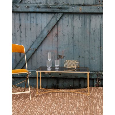 Table basse en verre Liv N°74 - Bon état DEBONGOUT