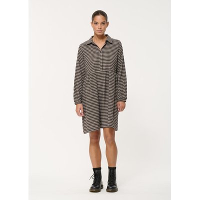 Robe courte à carreaux vichy gaufrés HUMILITY
