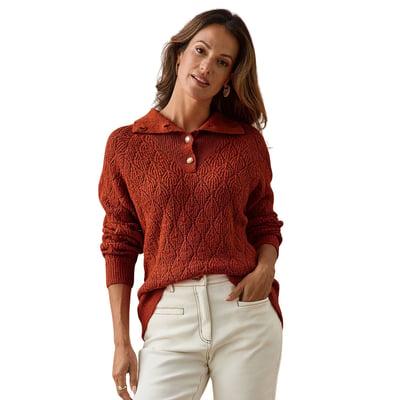 Pull femme col camionneur DAXON