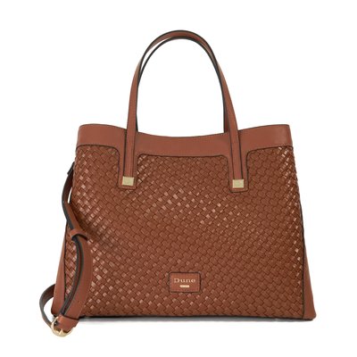 Sac fourre-tout texturé avec poignée métallique - DEAVE DUNE LONDON