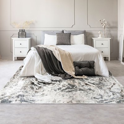 Tapis graphique effet fluide THE DECO FACTORY
