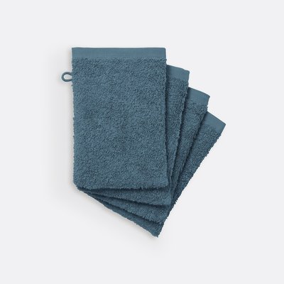 Lot de 4 gants de toilette éponge Scénario LA REDOUTE INTERIEURS