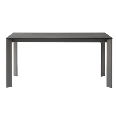 Table repas en céramique  160 cm avec allonge ZAGO