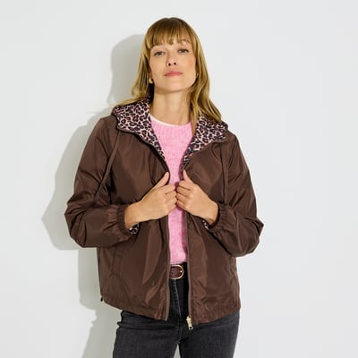 Blouson imperméable à capuche GRAIN DE MALICE