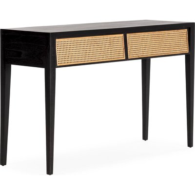 Console en bois de cèdre et rotin RECOLLECTION