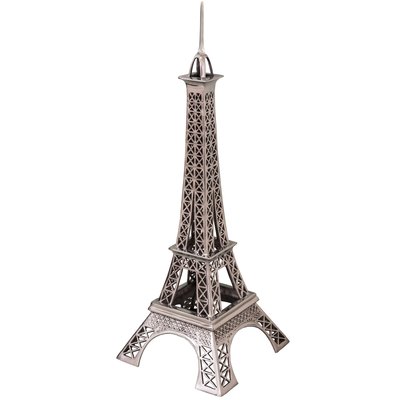 Grande tour Eiffel décorative aluminium 37x37x90cm WADIGA