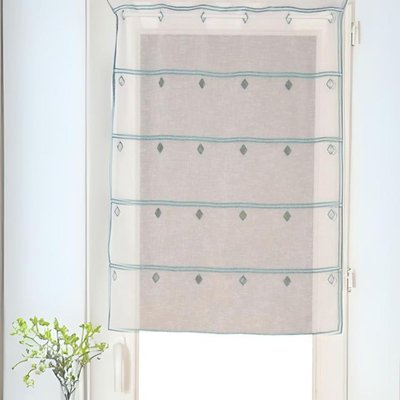 Modulable en étamine brodée losange HOME MAISON