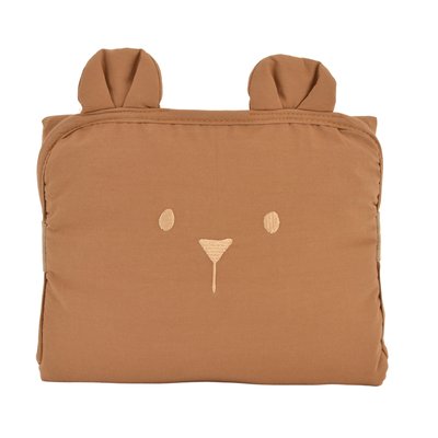 Tapis à langer de voyage coton bio OURSON LITTLE CREVETTE