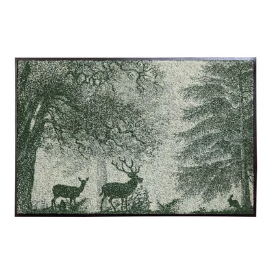 Tapis decor caoutchouc & nylon ANIMAUX DE LA FORET GARNIER-THIEBAUT