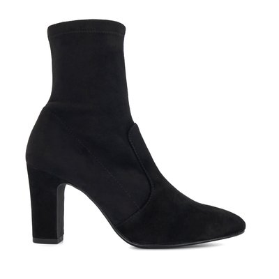 Bottines chaussettes à coupe large et bout en amande - Wide Fit OPTILLY DUNE LONDON