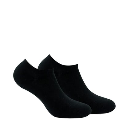 Lot de 2 paires de chaussettes invisibles en pur coton KINDY