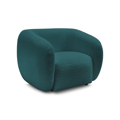 Fauteuil tissu bouclette, CELINE BOBOCHIC
