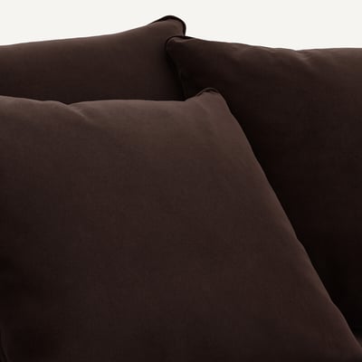 Canapé compact convertible velours, Lazare AM.PM