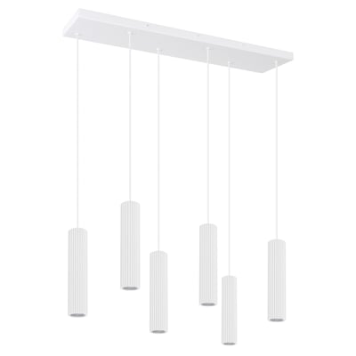 Suspension Aluminium Blanc LED 6 Ivar EDEN