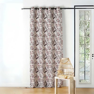 Rideau tamisant vintage floral LINDER
