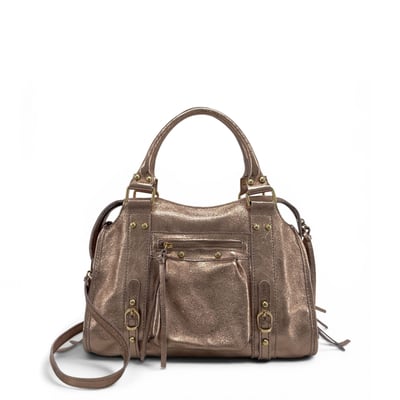 Sac à main en cuir italien brossé SANDSTORM GOLD (petit modèle) OH MY BAG