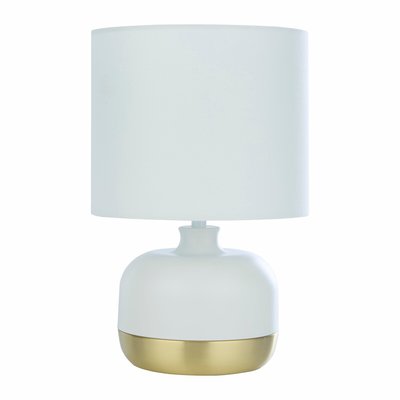 White & Gold Touch Lamp SO'HOME