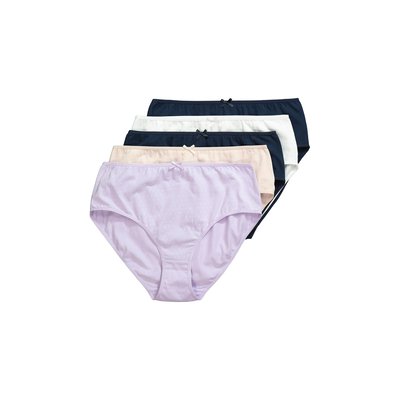 Culottes midi en lot de 5, pois/uni ULLA POPKEN