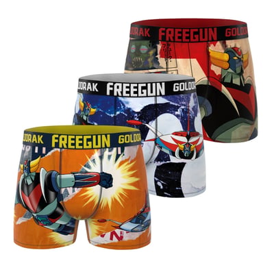 Lot De 3 Boxers Goldorak FREEGUN