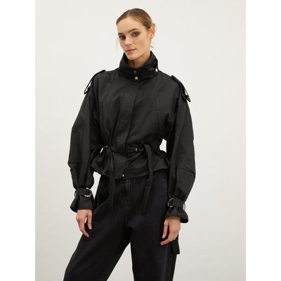Coupe-vent court avec cordon de serrage à la taille MOTIVI
