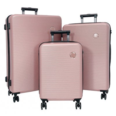 Lot 3 valises rigides dont 1 valise cabine TSA DAVID JONES