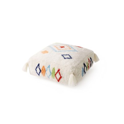 Pouf en laine tissé main MALIKA BENUTA 