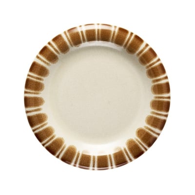 Assiette plate peinte à la main MADAM STOLTZ