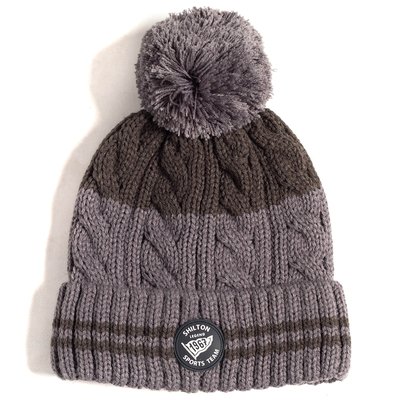 Bonnet bicolore POMPON SHILTON