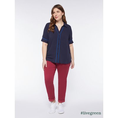 Chemise à manches courtes en viscose ECOVERO FIORELLA RUBINO