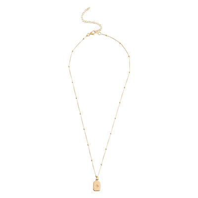 Collier avec plaque coupe classique NEXT