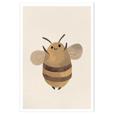 Affiche enfant l'abeille HEXOA