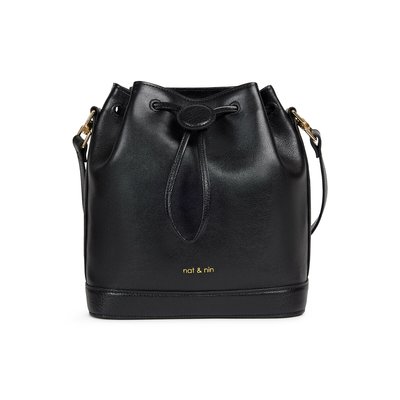 Bucket-Bag Norah aus Leder NAT & NIN