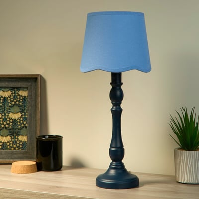30cm Hyeres Linen Scallop Edge Tapered Shade SO'HOME