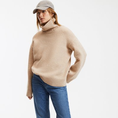 Pull col roulé en maille mousseuse LA REDOUTE COLLECTIONS
