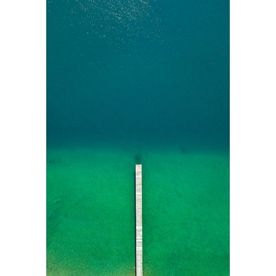 Tableau plage tropiques dans mon coeur HEXOA