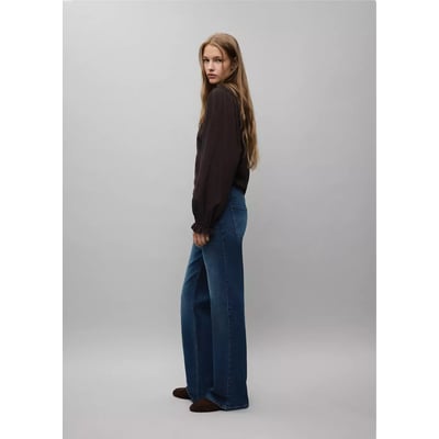 Jean low waist flare MANGO TEEN