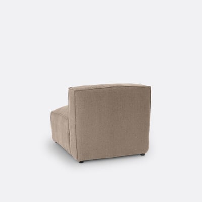 Elément chauffeuse pour canapé modulable, en tissu texturé, SEVEN LA REDOUTE INTERIEURS
