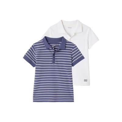 Lot de 2 polos s en maille piquée VERTBAUDET
