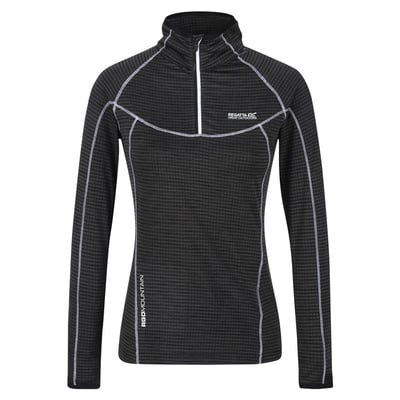 Sweat cintré à manches longues raglan et col montant zippé YONDER REGATTA