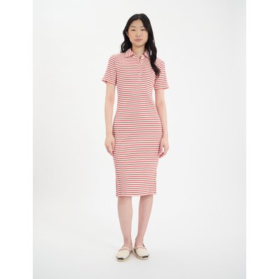 Robe Romane en coton rouge INES DE LA FRESSANGE PARIS
