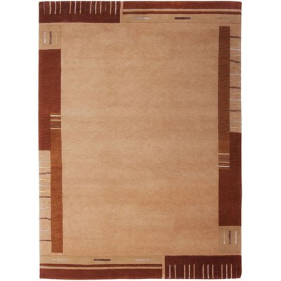 Tapis gabbeh Vancouver noué main laine viscose THEKO