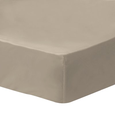 Drap-housse uni en percale de coton BIO MATT ET ROSE
