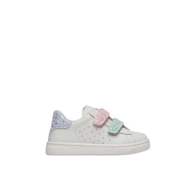 Baskets en cuir avec paillettes HASSELT 2 VL. NATURINO