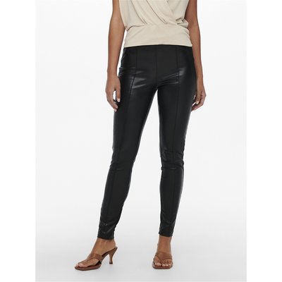 Pantalon slim cuir hot sale