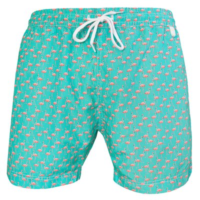 Short de bain MONTAUK 9916 Flamingo LES LOULOUS DE LA PLAGE